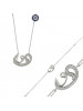 Gümüş Çift Vav Bayan Set