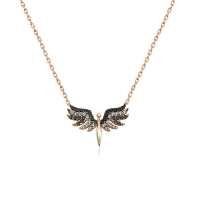 ​Gümüş Mikail Meleği Bayan Kolye