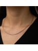 Gümüş Omega Choker Zincir