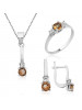 Gümüş Zultanit Taşlı Set